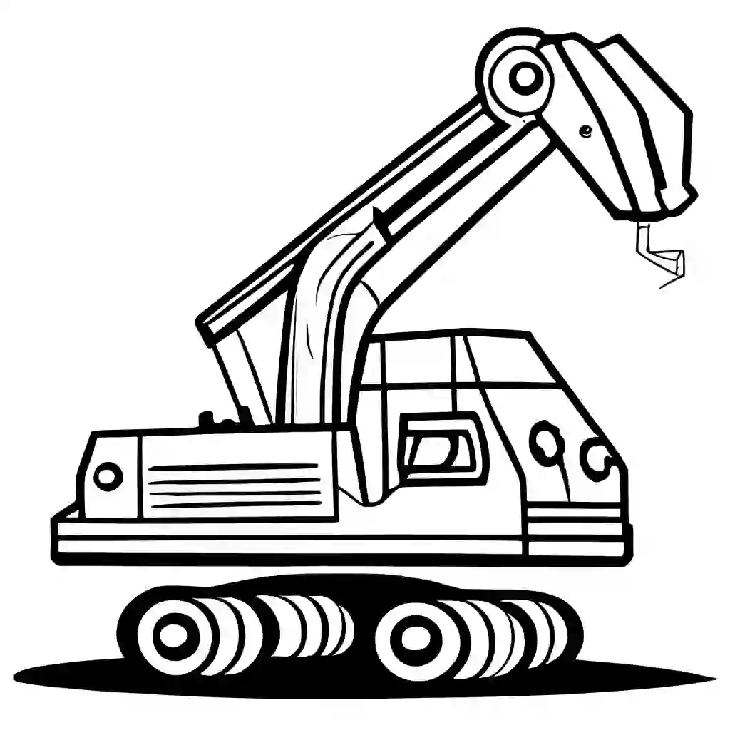 Hydraulic Hammer coloring pages